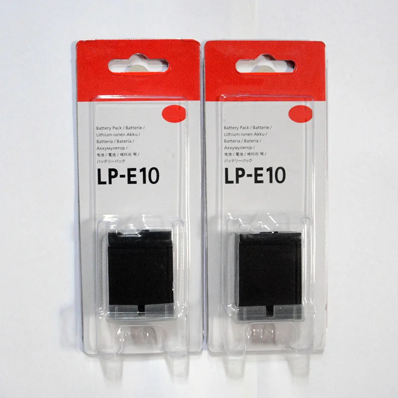 2PCS/lot 860mAh LP-E10 LP E10 LPE10 Camera Battery For Canon EOS 1100D 1200D 1300D Kiss X50 X70 X80 EOS Rebel T3 T5 T6
2PCS/lot 860mAh LP-E10 LP E10 LPE10 Camera Battery For Canon EOS 1100D 1200D 1300D Kiss X50 X70 X80 EOS Rebel T3 T5 T6