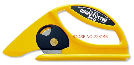 MADE IN JAPAN OLFA 45-C Rotary Cutter for cutting linoleum, carpet, shrink wrap & nylon
MADE IN JAPAN OLFA 45-C Rotary Cutter for cutting linoleum, carpet, shrink wrap & nylon