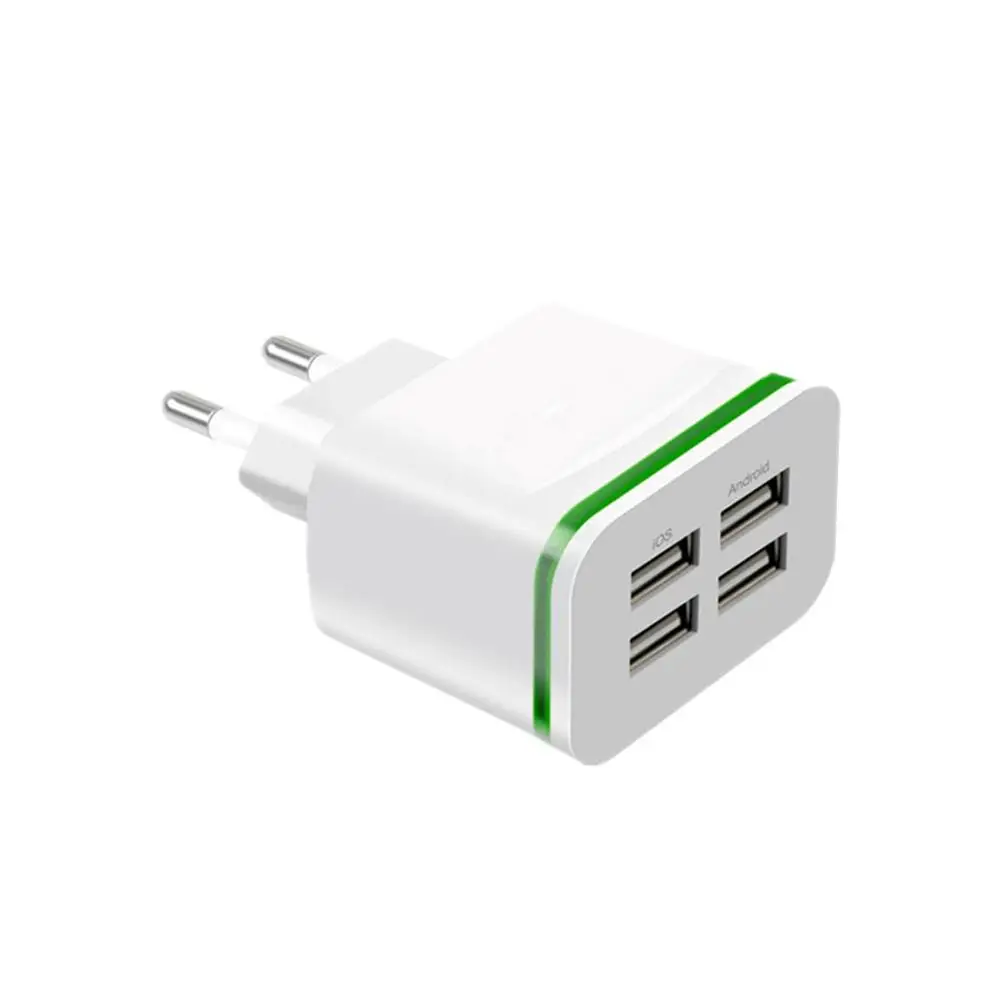 Universal 4 port USB charger adapter 2A travel charge LED lamp plug multi port HUB charger For iPhone iPad Samsung Xiaomi Huawei
Universal 4 port USB charger adapter 2A travel charge LED lamp plug multi port HUB charger For iPhone iPad Samsung Xiaomi Huawei