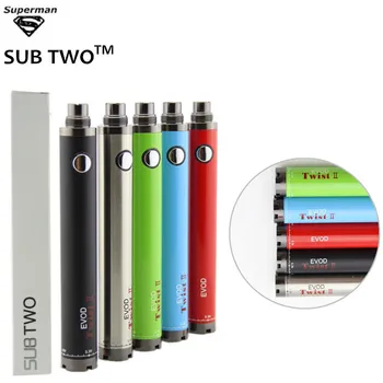 Hot selling evod twist II 1600mah e cigarettes variable voltage battery 3.3v-4.8v electronic cigarette ego vaporizer charger
Hot selling evod twist II 1600mah e cigarettes variable voltage battery 3.3v-4.8v electronic cigarette ego vaporizer charger