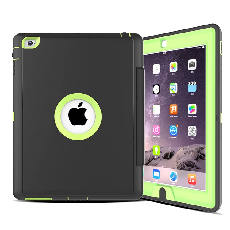 Case For apple ipad 4 Kids Safe Shockproof TPU Stand Cover for ipad 2/3/4 tablet 360 full protection 9