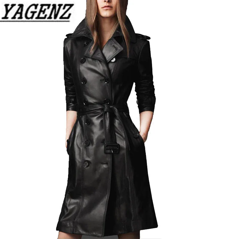 New 2019 Autumn/Winter Black PU leather Jacket coats Korean Slim belt Double breasted Windbreaker Leather Jacket Overcoat 4XL
New 2019 Autumn/Winter Black PU leather Jacket coats Korean Slim belt Double breasted Windbreaker Leather Jacket Overcoat 4XL