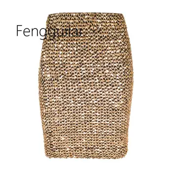 2019 Womens Skirts Gold Sequined Mini Skirt Bodycon Pencil Skirt Short Wrap Skirt for Office Lady Party Girl Saia
2019 Womens Skirts Gold Sequined Mini Skirt Bodycon Pencil Skirt Short Wrap Skirt for Office Lady Party Girl Saia