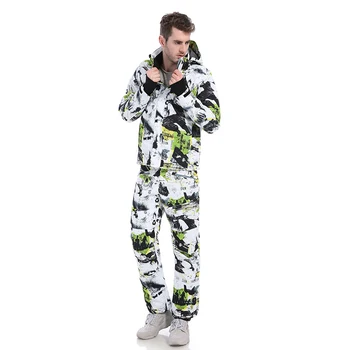 New high quality mountaineering clothing men's single and double board ski suit suit camouflage tactical jacket warm trousers
New high quality mountaineering clothing men's single and double board ski suit suit camouflage tactical jacket warm trousers