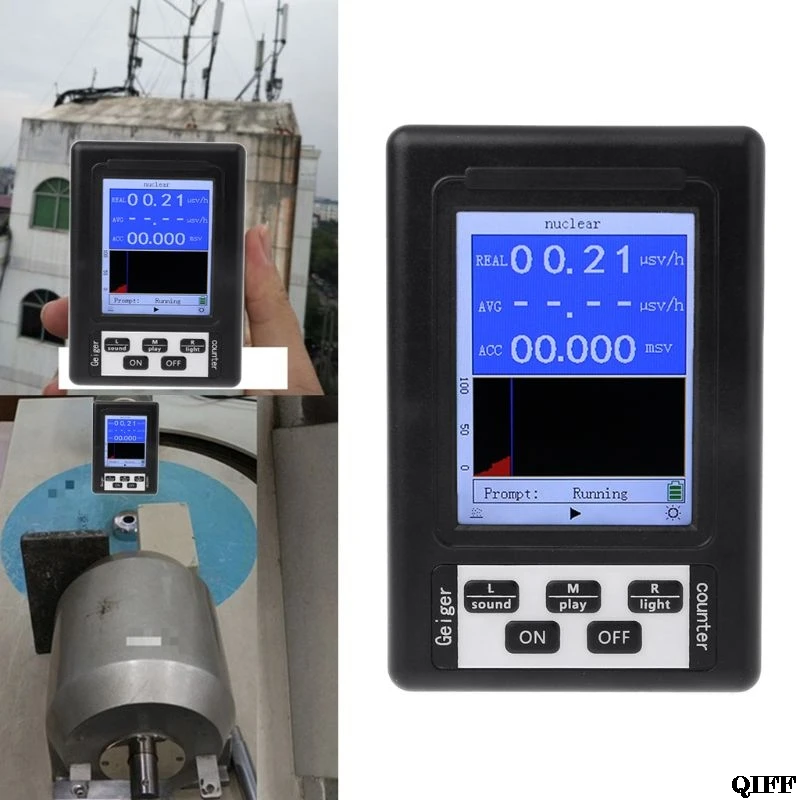 Upgrade Geiger Counter Nuclear Radiation Detector Personal Dosimeter Marble Tester X-ray Beta Gamma Ray Display Screen Radiation
Upgrade Geiger Counter Nuclear Radiation Detector Personal Dosimeter Marble Tester X-ray Beta Gamma Ray Display Screen Radiation