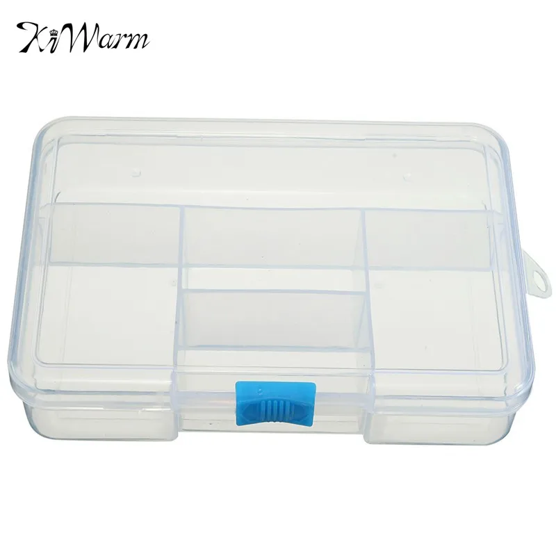 1Pcs 5 Slots Plastic Clear Adjustable Jewelry Beads Needlework Storage Box Case Organizer Container Sewing Tools Accessory
1Pcs 5 Slots Plastic Clear Adjustable Jewelry Beads Needlework Storage Box Case Organizer Container Sewing Tools Accessory