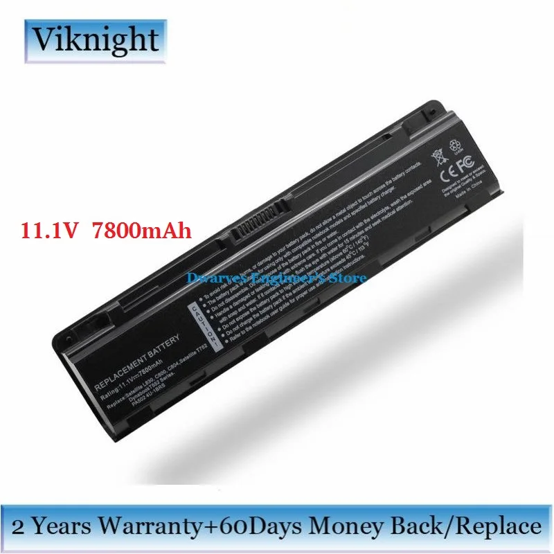 Replacement PA5024U-1BRS Laptop Battery 11.1V 7800mAh For TOSHIBA Satellite C850 L830 C840 C870 L845 M800 PA5108U-1BRS Battery
Replacement PA5024U-1BRS Laptop Battery 11.1V 7800mAh For TOSHIBA Satellite C850 L830 C840 C870 L845 M800 PA5108U-1BRS Battery