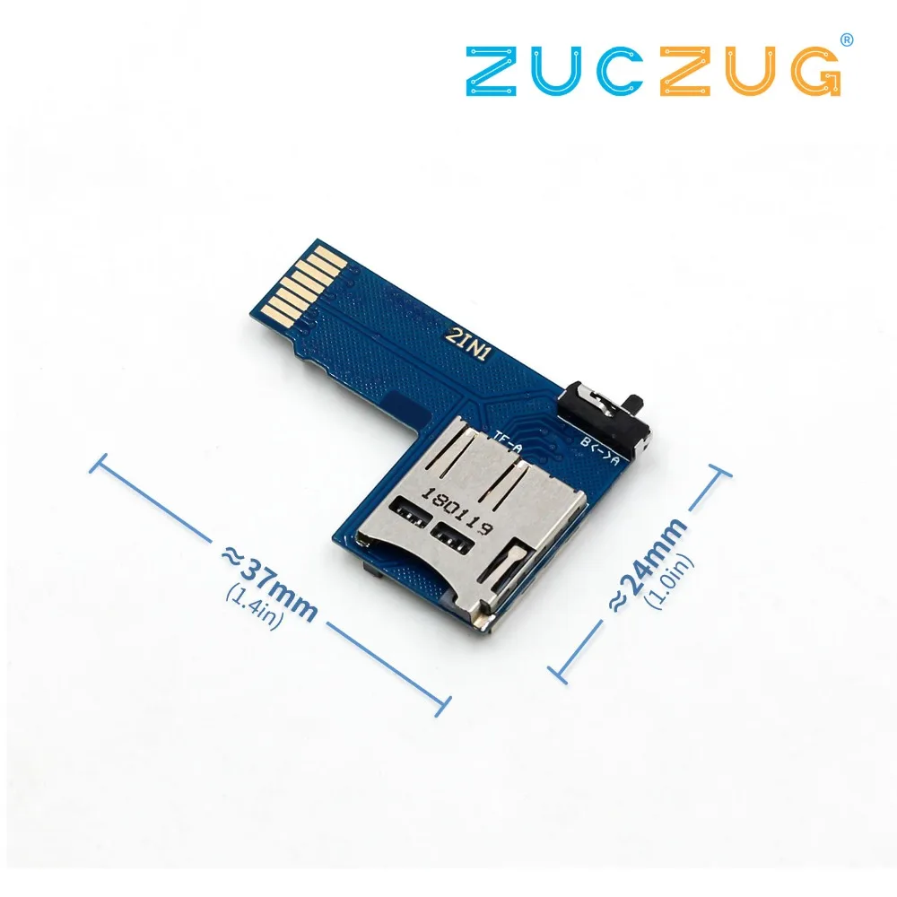 Raspberry Pi 3 Dual System Dual TF Card Adapter Memory Board | 2 In 1 Dual TF Micro SD Card Adapter for Raspberry Pi Zero W
Raspberry Pi 3 Dual System Dual TF Card Adapter Memory Board | 2 In 1 Dual TF Micro SD Card Adapter for Raspberry Pi Zero W