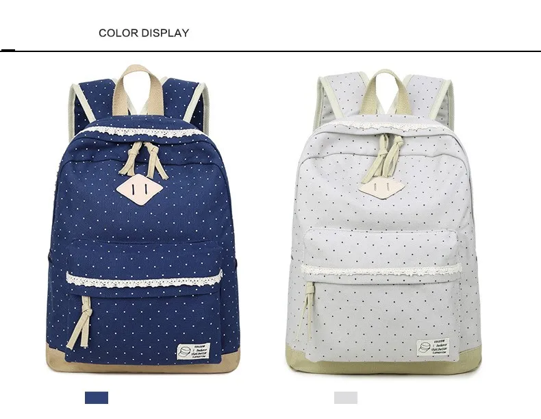 white backpack canvas