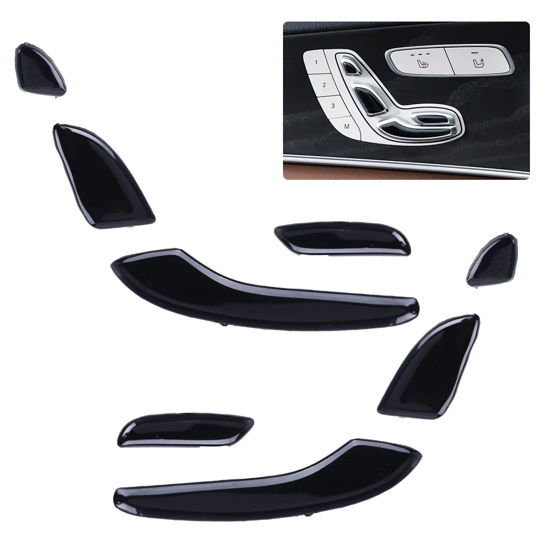 beler Car 8pcs Door Seat Adjust Button Switch Cover Sticker Trim Fit For Mercedes Benz E Class W213 2016 2017
beler Car 8pcs Door Seat Adjust Button Switch Cover Sticker Trim Fit For Mercedes Benz E Class W213 2016 2017