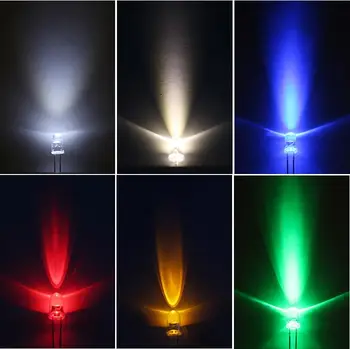 100PCS x Long Leg 3mm Red Warm White Green Blue Yellow Orange Pink Purple 7 color Clear Lens Ultra Bright LED Diode
100PCS x Long Leg 3mm Red Warm White Green Blue Yellow Orange Pink Purple 7 color Clear Lens Ultra Bright LED Diode