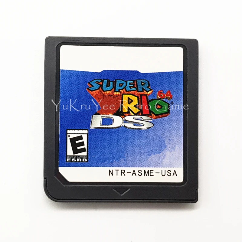 Super Mari 64 DS Video Game Accessories Compilation Cartridge Card for DS/3DS/2DS Console US Version
Super Mari 64 DS Video Game Accessories Compilation Cartridge Card for DS/3DS/2DS Console US Version