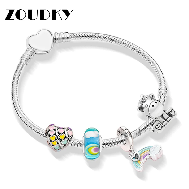 ZOUDKY 100% 925 Sterling Silver Fantasy Dream Park Bracelet String Ornaments Gift Set Original Women's Jewelry Selection
ZOUDKY 100% 925 Sterling Silver Fantasy Dream Park Bracelet String Ornaments Gift Set Original Women's Jewelry Selection