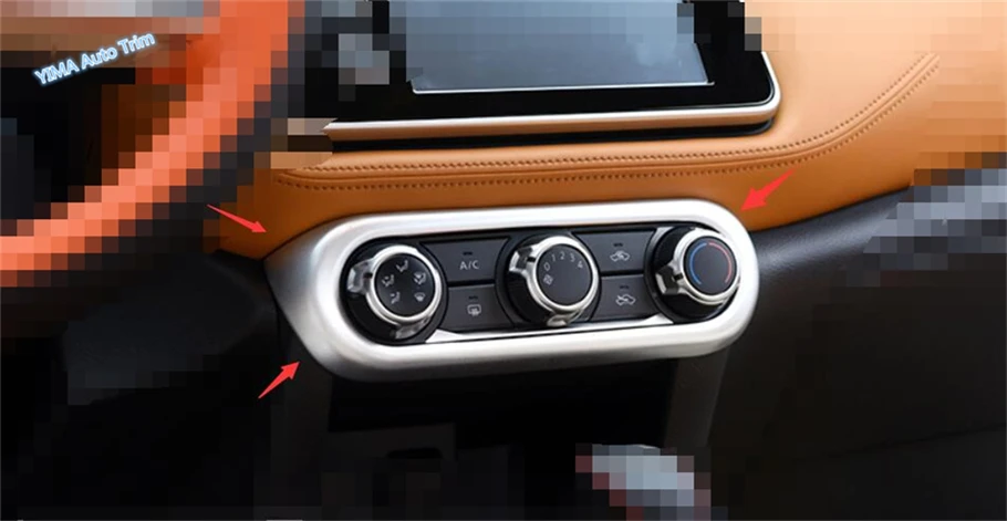 Lapetus Car Styling Air Conditioning Panel Sticker Frame Cover Trim 1 Pcs / 2 Color Fit For Nissan Kicks 2016 2017 2018 2019 ABS
Lapetus Car Styling Air Conditioning Panel Sticker Frame Cover Trim 1 Pcs / 2 Color Fit For Nissan Kicks 2016 2017 2018 2019 ABS