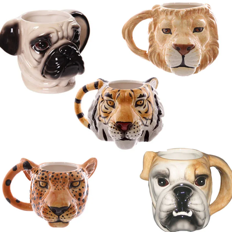 Creative 3D Animal Mug Rhino/Tiger/Lion Head Ceramic Mugs Animal Drinkware Personalised Animal Coffee Mug Tea Cup Novelty Gifts
Creative 3D Animal Mug Rhino/Tiger/Lion Head Ceramic Mugs Animal Drinkware Personalised Animal Coffee Mug Tea Cup Novelty Gifts