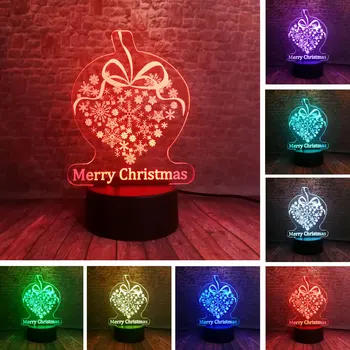 Merry Christmas Model 3D Illusion LED NightLight 7 Color Changing Light Luminous Santa Claus Toys Xmas Gift
Merry Christmas Model 3D Illusion LED NightLight 7 Color Changing Light Luminous Santa Claus Toys Xmas Gift