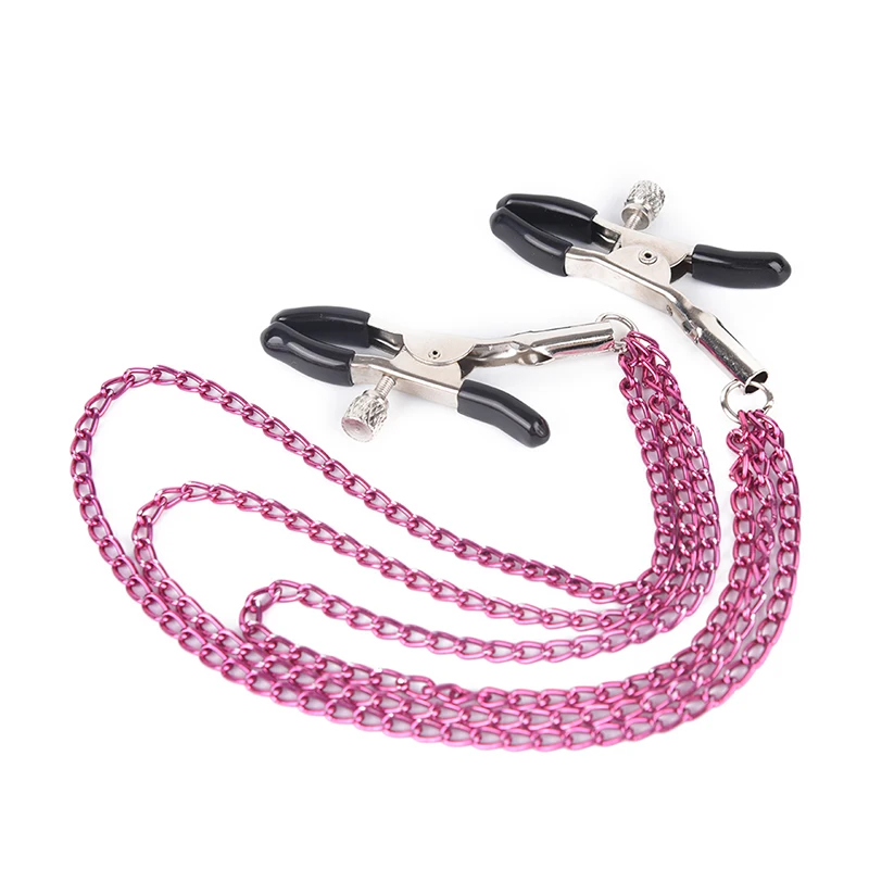 Зажимы на соски с цепью 