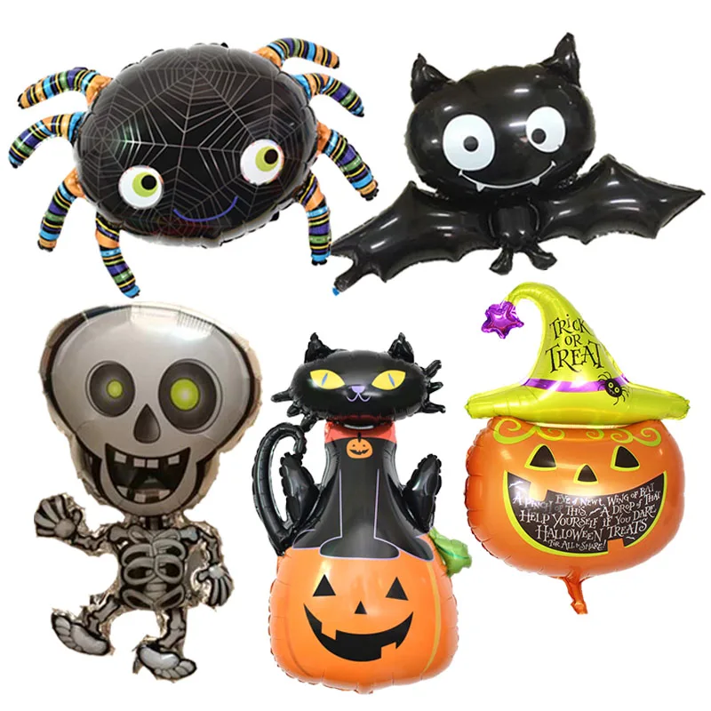 Halloween Pumpkin Balloon Halloween Ghost Spider Bat Foil Balloons Inflatable Helium Ballon Toys Globos Event Party Supplies
Halloween Pumpkin Balloon Halloween Ghost Spider Bat Foil Balloons Inflatable Helium Ballon Toys Globos Event Party Supplies