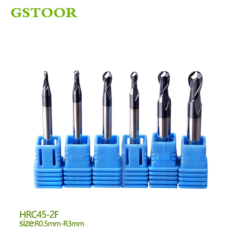 2mm 4mm 6mm CNC Lathe Tungsten steel Tool Milling Alloy Cutter Coating End Mill Drill Bit 50mm Length Ball Nose Endmills Tool
2mm 4mm 6mm CNC Lathe Tungsten steel Tool Milling Alloy Cutter Coating End Mill Drill Bit 50mm Length Ball Nose Endmills Tool