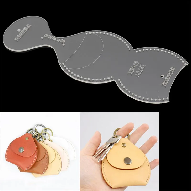 Leather Craft Pattern Template Clear Sewing Change Purse Acrylic Model Patterns DIY Handmade Sewing Supplies Drop Shipping
Leather Craft Pattern Template Clear Sewing Change Purse Acrylic Model Patterns DIY Handmade Sewing Supplies Drop Shipping