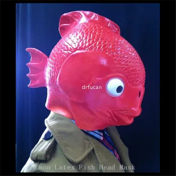 Best Selling Halloween Party Cosplay Rubber Latex Funny Wacky Red Fish Mask Animal Full Head Mask Party Christmas Prop two color
Best Selling Halloween Party Cosplay Rubber Latex Funny Wacky Red Fish Mask Animal Full Head Mask Party Christmas Prop two color