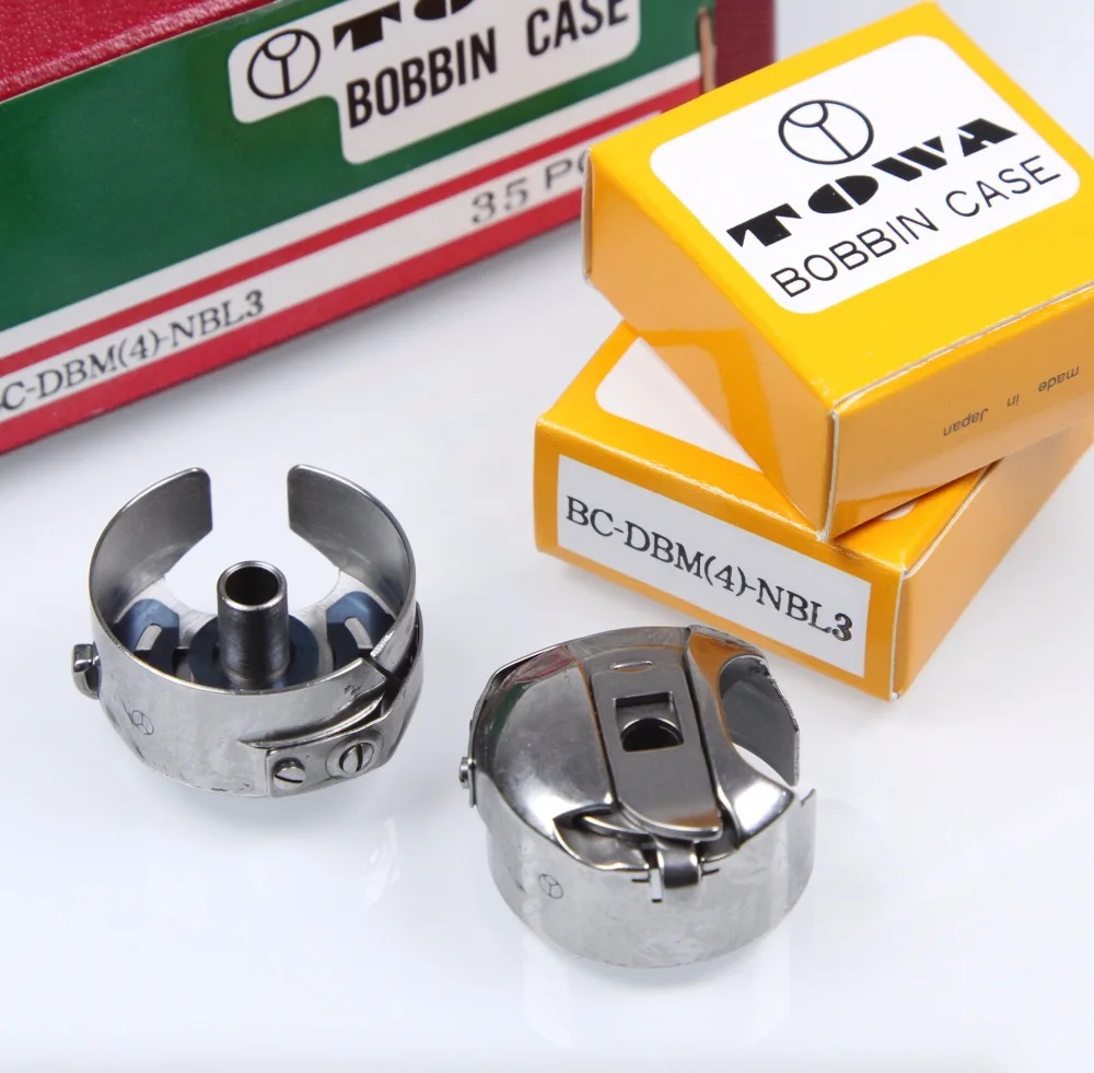 ORIGINAL TOWA BRAND BC-DBM(4)-NBL3 JUMBO BOBBIN CASE FOR WANPING GC0303/GC6-7, BROTHER DB2-B748A/SN-7240-5 Sewing Machine
ORIGINAL TOWA BRAND BC-DBM(4)-NBL3 JUMBO BOBBIN CASE FOR WANPING GC0303/GC6-7, BROTHER DB2-B748A/SN-7240-5 Sewing Machine