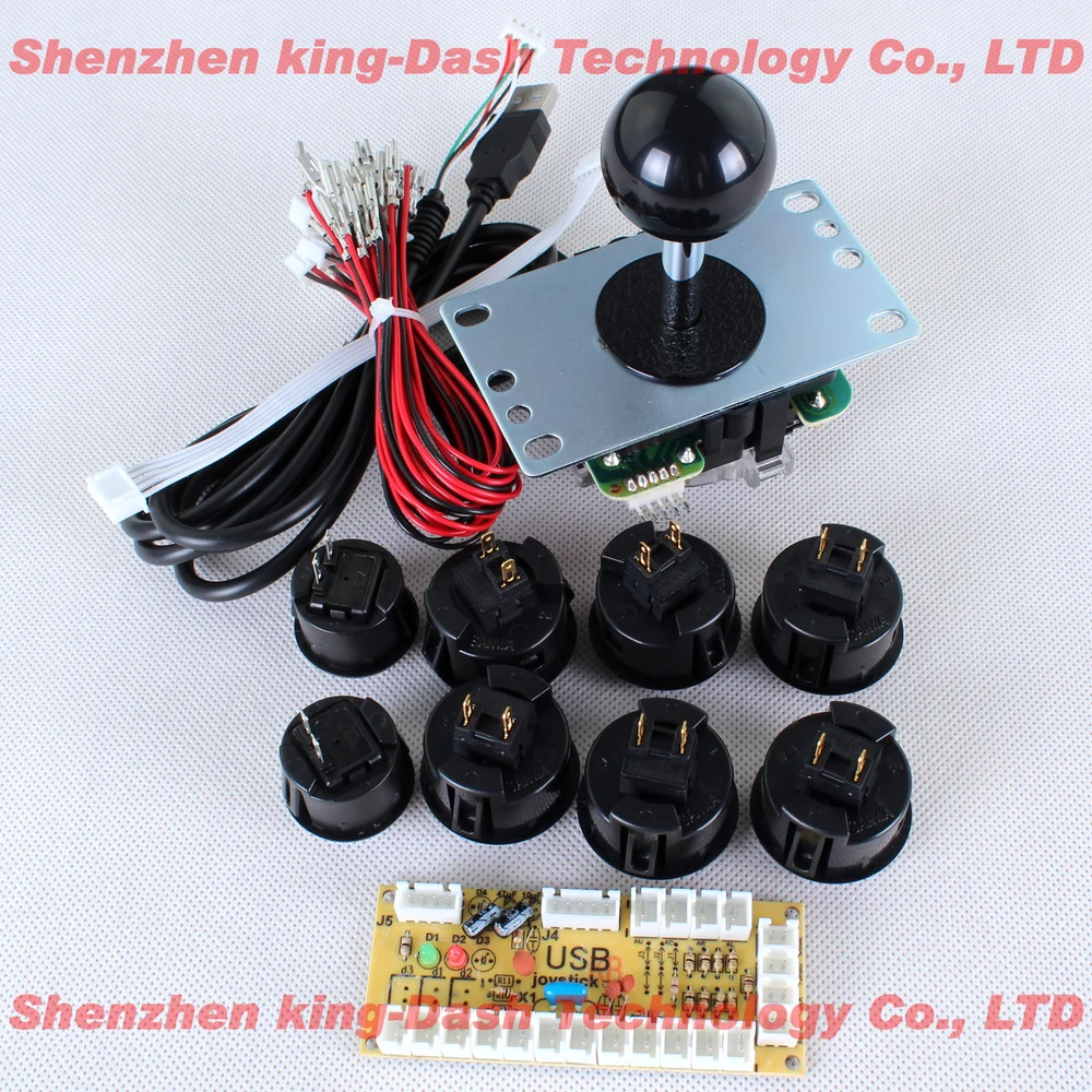 SANWA Arcade Game DIY Parts for PC MAME Cabinet Zero Delay USB PC Encoder + SANWA Joystick + 5V Sanwa OBSF-30 Button - Black
SANWA Arcade Game DIY Parts for PC MAME Cabinet Zero Delay USB PC Encoder + SANWA Joystick + 5V Sanwa OBSF-30 Button - Black