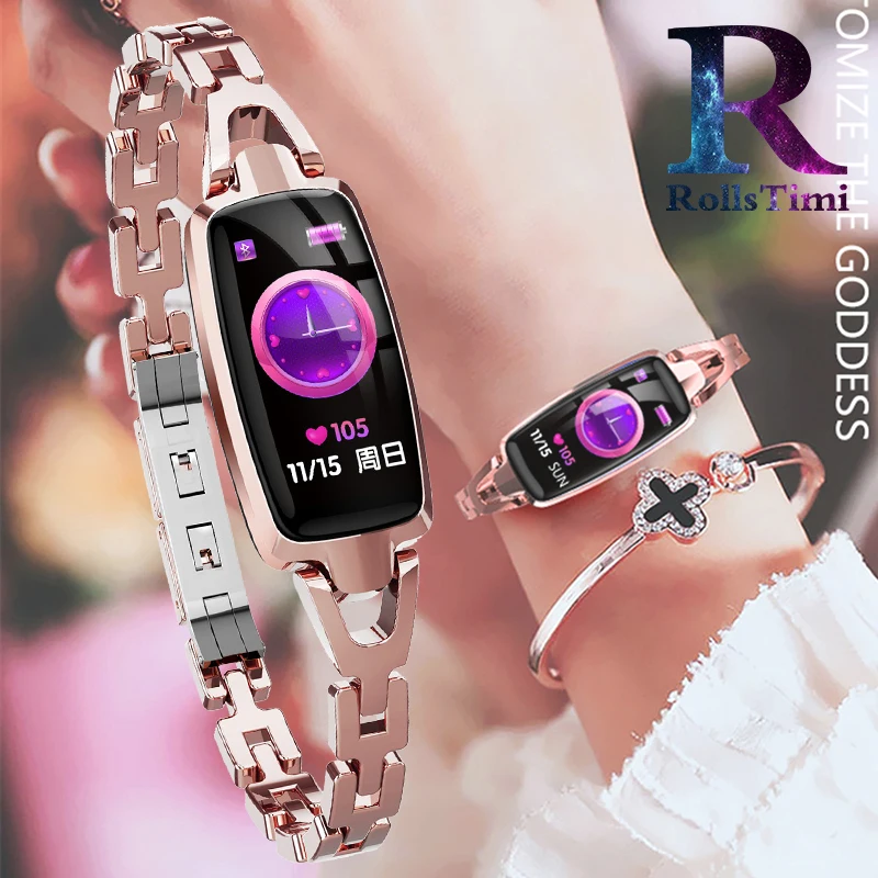 Luxury Women Smart Bracelet Waterproof Lady Dress Fitness Wristband Heart Rate Blood Pressure Smart Band pedometer Smartwatch
Luxury Women Smart Bracelet Waterproof Lady Dress Fitness Wristband Heart Rate Blood Pressure Smart Band pedometer Smartwatch