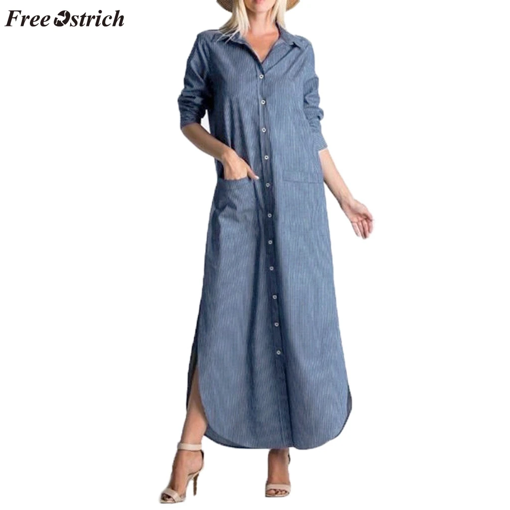 FREE OSTRICH Large size explosion dress dress cotton and linen summer striped print casual beach retro button linen pocket dress
FREE OSTRICH Large size explosion dress dress cotton and linen summer striped print casual beach retro button linen pocket dress