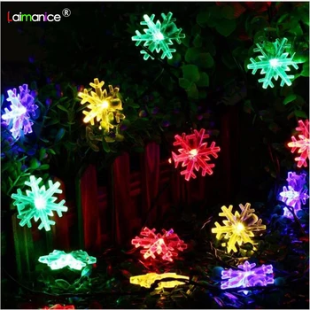 10M 60 LED Snowflake Garland AC 220V EU Plug Indoor/Outdoor Strings Light Wedding Party Christmas Holiday Decoration Snow lamp
10M 60 LED Snowflake Garland AC 220V EU Plug Indoor/Outdoor Strings Light Wedding Party Christmas Holiday Decoration Snow lamp