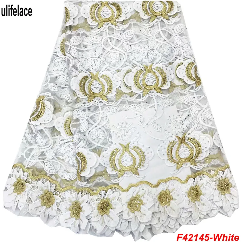 Guipure Edge African Tulle Lace Fabric High Quality French Lace Fabric Embroidered Dubai White Wedding Mesh Lace Fabric F4-2145
Guipure Edge African Tulle Lace Fabric High Quality French Lace Fabric Embroidered Dubai White Wedding Mesh Lace Fabric F4-2145