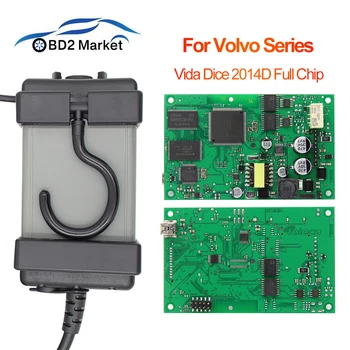 VIDA DICE Full Chip For Volvo Dice 2014D OBD OBD2 Diagnostic Tool Multi-languages vida dice Pro obd2 scanner Green Board
VIDA DICE Full Chip For Volvo Dice 2014D OBD OBD2 Diagnostic Tool Multi-languages vida dice Pro obd2 scanner Green Board