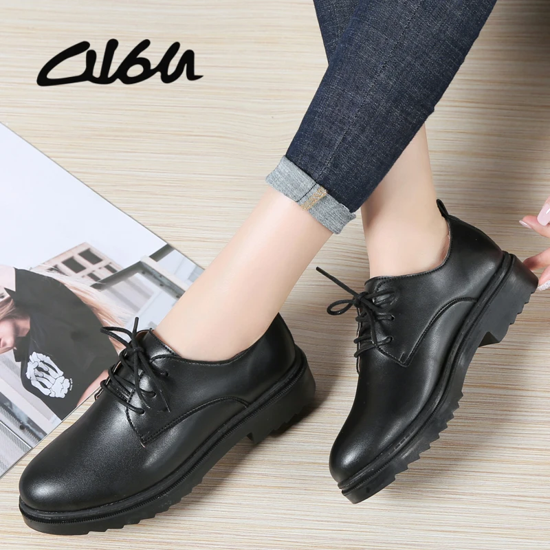 O16U Women Oxfords Flat Shoes PU Lace up Casual Shoes Ladies Round Toe Platform Flats shoes For Women Creepers Cheap Sneakers
O16U Women Oxfords Flat Shoes PU Lace up Casual Shoes Ladies Round Toe Platform Flats shoes For Women Creepers Cheap Sneakers