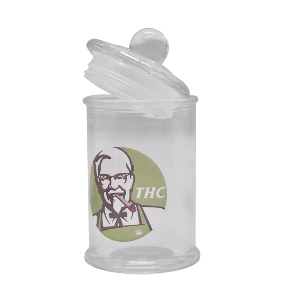 Pure Real Glass Tank Moisture Proof Jar Tobacco Storage with THC Sticker Eco-friendly foods Herb Spice Container Storage Jar
Pure Real Glass Tank Moisture Proof Jar Tobacco Storage with THC Sticker Eco-friendly foods Herb Spice Container Storage Jar