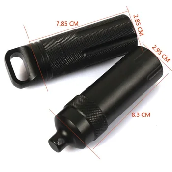 Outdoor EDC Waterproof Tank Survival Kit Tools CNC Aluminum Camping Equipment Portable Kamp Emergency Tin Pot Dry Bottles Holder
Outdoor EDC Waterproof Tank Survival Kit Tools CNC Aluminum Camping Equipment Portable Kamp Emergency Tin Pot Dry Bottles Holder