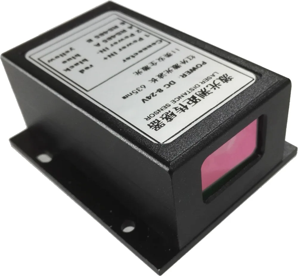 4-20mA/0-5V for PLC +-2mm 10Hz 70m Phase High Precision laser Ranging Sensor Industrial Range Finder 635nm Laser Distance Sensor
4-20mA/0-5V for PLC +-2mm 10Hz 70m Phase High Precision laser Ranging Sensor Industrial Range Finder 635nm Laser Distance Sensor
