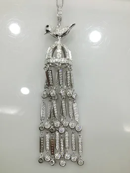 Bird Jewelry Findings pendant Tassels 925 Sterling Silver With Zircon Free Shipping Top Quality DIY Jewelry Accessories
Bird Jewelry Findings pendant Tassels 925 Sterling Silver With Zircon Free Shipping Top Quality DIY Jewelry Accessories