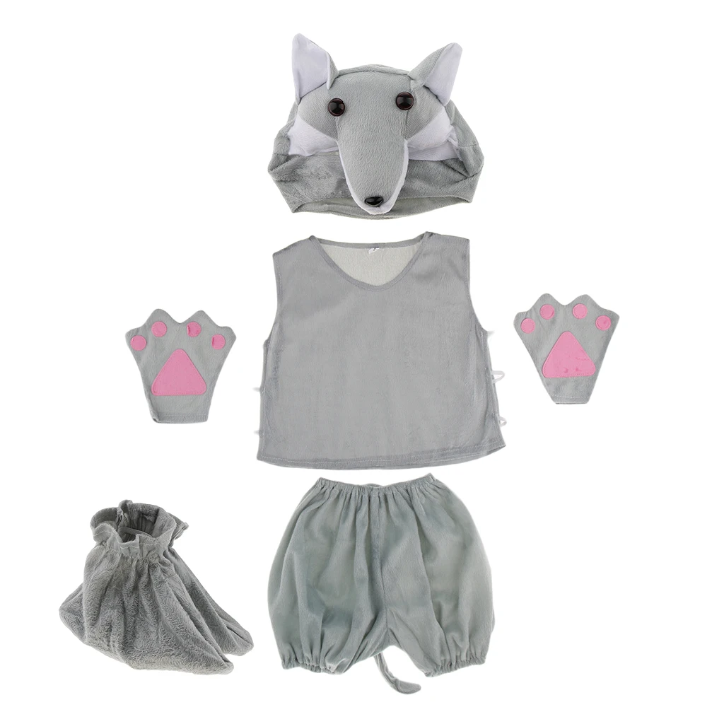 1 Set Kids Animal Timber Wolf Costumes Boys Girls Pajamas Fancy Dress Outfit Cosplay for Birthday Festival Stage Performance
1 Set Kids Animal Timber Wolf Costumes Boys Girls Pajamas Fancy Dress Outfit Cosplay for Birthday Festival Stage Performance