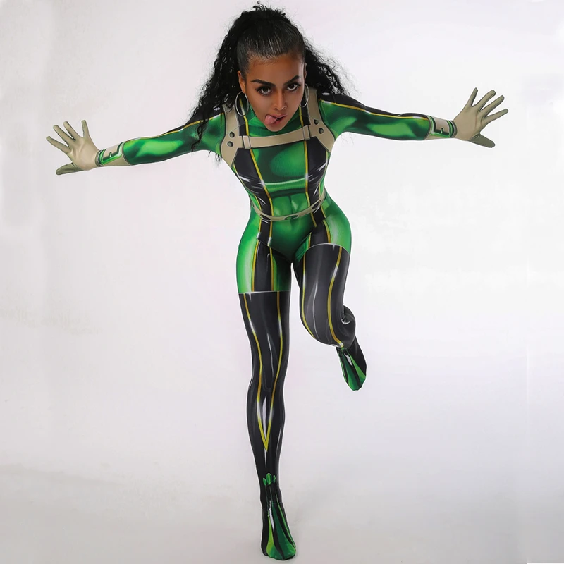 Boku No Hero Academia Cosplay My Hero Academia Froppy Tsuyu Asui Costume Cosplay Suit Women Halloween Costume For Women Adult
Boku No Hero Academia Cosplay My Hero Academia Froppy Tsuyu Asui Costume Cosplay Suit Women Halloween Costume For Women Adult