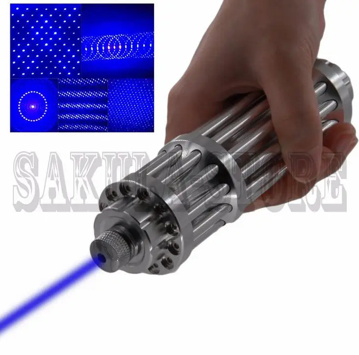 High Power 100000m Laser Pointer Pen Strong Light Cigarette Lighter Shot Bird Blue laser pointer 450nm focus burning 
High Power 100000m Laser Pointer Pen Strong Light Cigarette Lighter Shot Bird Blue laser pointer 450nm focus burning