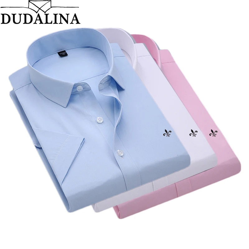Dudalina Camisa Male Shirt Short Sleeve Men Shirt Brand Clothing Casual Slim Fit Camisa Social Masculina Chemise Homme No Pocket
Dudalina Camisa Male Shirt Short Sleeve Men Shirt Brand Clothing Casual Slim Fit Camisa Social Masculina Chemise Homme No Pocket
