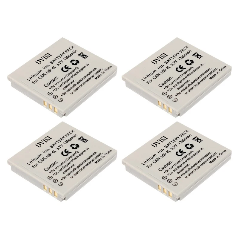 4Pcs/lot Retail Good lithium Digital Camera Battery NB-4L NB4L For Canon IXUS 220 HS Digital 100 IS 120 TX1 Power Shot SD200
4Pcs/lot Retail Good lithium Digital Camera Battery NB-4L NB4L For Canon IXUS 220 HS Digital 100 IS 120 TX1 Power Shot SD200