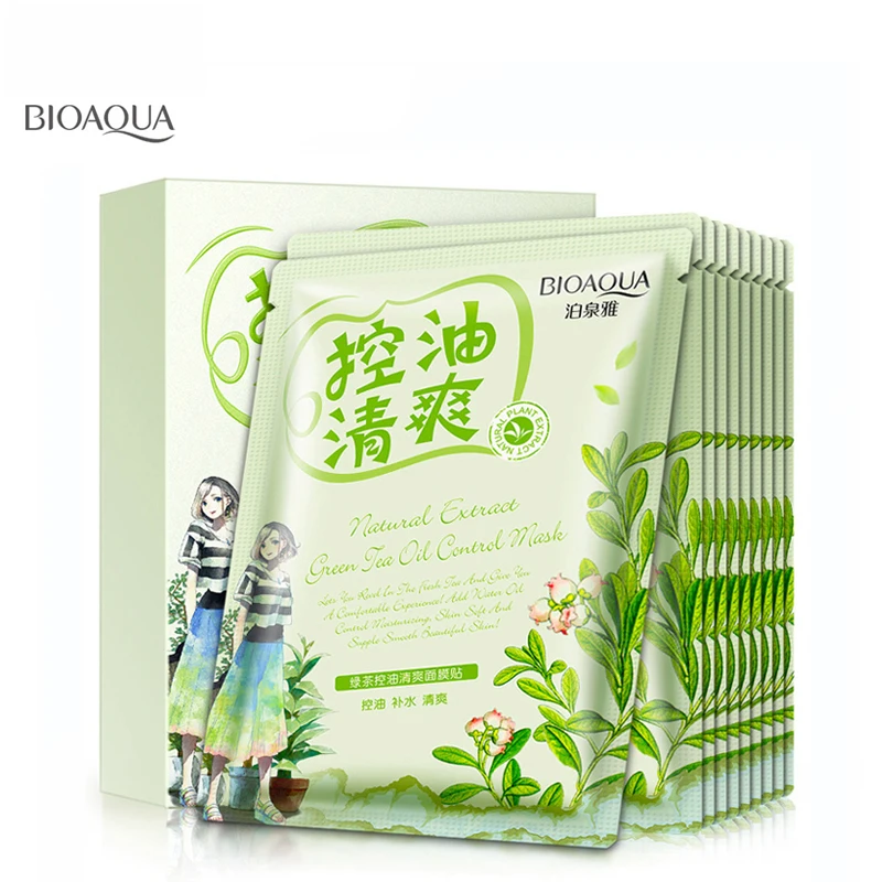 Green Tea Oil Control Moisturizing facial face mask sheet fresh not greasy brighten the skin care cosmetics brand treatment mask
Green Tea Oil Control Moisturizing facial face mask sheet fresh not greasy brighten the skin care cosmetics brand treatment mask