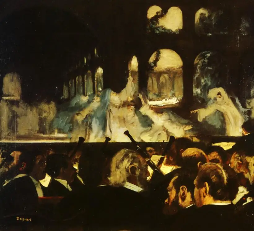 High quality Oil painting Canvas Reproductions Ballet Scene from Robert la Diable (1872) By Edgar Degas hand painted
High quality Oil painting Canvas Reproductions Ballet Scene from Robert la Diable (1872) By Edgar Degas hand painted