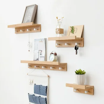 Nordic Fashion Style Storage Rack Home Living Room Wood Board Wall Hanger Ornament Clothes Plant Shelving Holder Stand Hook Rack
Nordic Fashion Style Storage Rack Home Living Room Wood Board Wall Hanger Ornament Clothes Plant Shelving Holder Stand Hook Rack