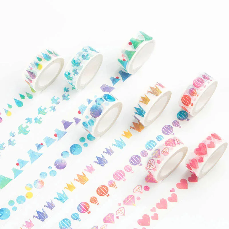Colorful Patterns Washi Paper Sticker For Kids Scrapbooking Kawaii Masking Tape Sticky Paper For Photo Album 1335
Colorful Patterns Washi Paper Sticker For Kids Scrapbooking Kawaii Masking Tape Sticky Paper For Photo Album 1335