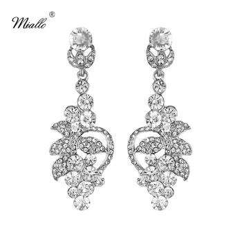 Miallo Newest Fashion Crystal Alloy Princess Long Drop Earrings for Party Women Girls Wedding Bridal Earrings for Bridesmaids
Miallo Newest Fashion Crystal Alloy Princess Long Drop Earrings for Party Women Girls Wedding Bridal Earrings for Bridesmaids