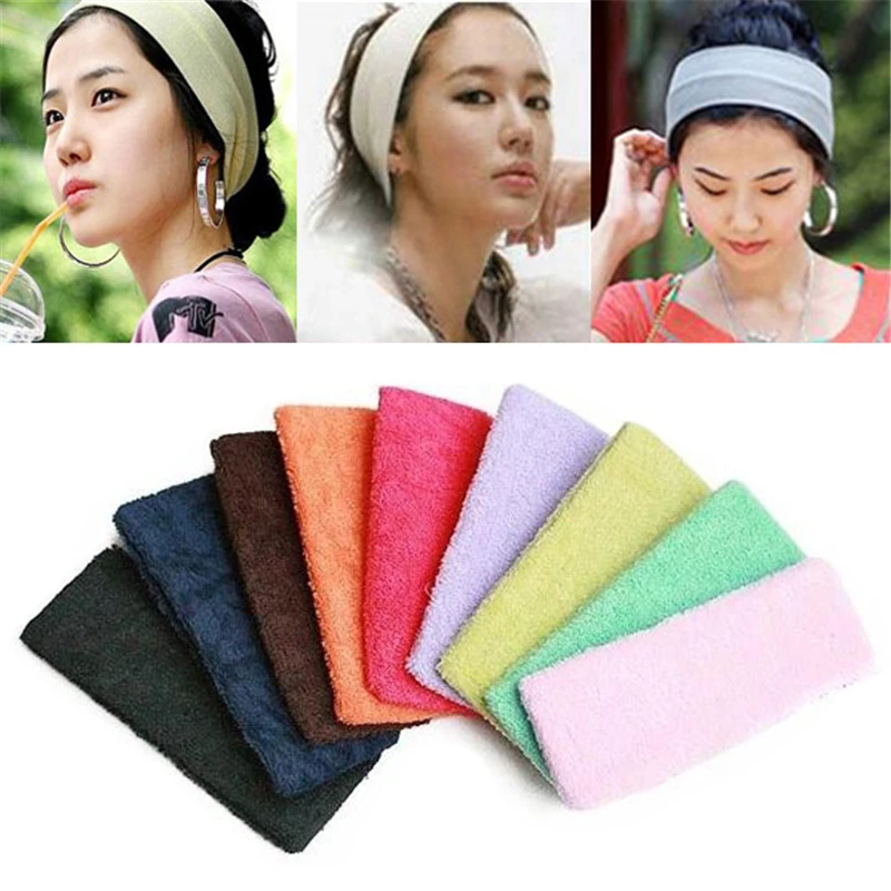 Sports Bandeau Toweling Hair Band Headband NYZ Shop |