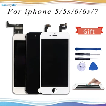 LCD Lens Pantalla for iPhone 6 6s Touch Screen Assembly Replacement 4.7" Display for iPhone 7 5 5s Screen Digitizer Parts Repair
LCD Lens Pantalla for iPhone 6 6s Touch Screen Assembly Replacement 4.7" Display for iPhone 7 5 5s Screen Digitizer Parts Repair
