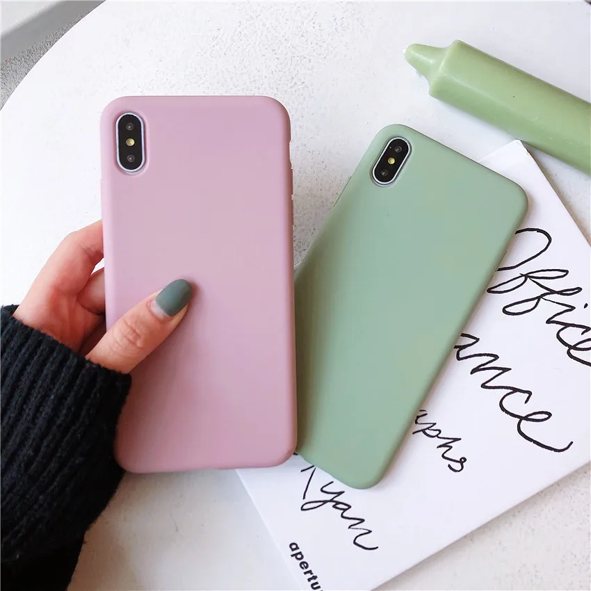 BEYOUR Solid Color Cute Phone Cases For iPhone XS Max XR 6 6S 7 8 Plus X XS Candy Color Soft Silicone Simple Fashion Back Cover
BEYOUR Solid Color Cute Phone Cases For iPhone XS Max XR 6 6S 7 8 Plus X XS Candy Color Soft Silicone Simple Fashion Back Cover